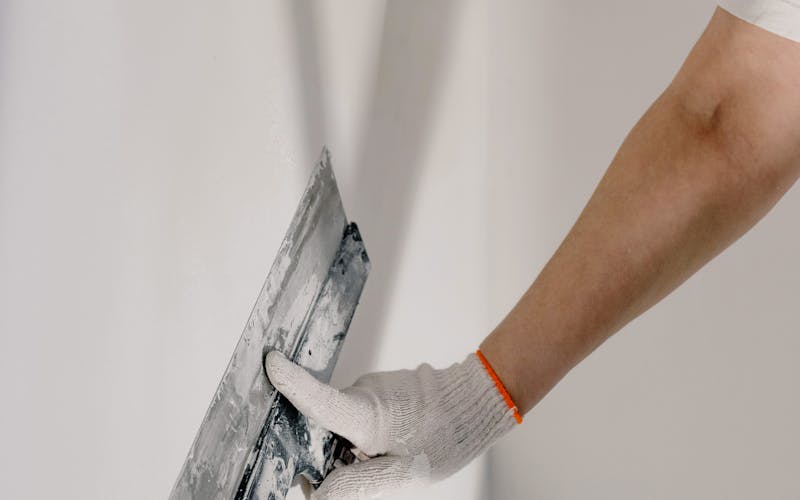 Stěrkování při rekonstrukci bytu